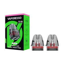Cartouches Luxe X Dual Mesh 0.4/0.6Ω 5ml (2pcs) - Vaporesso