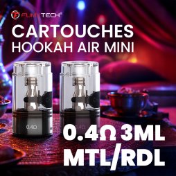Cartouches Hookah Air Mini 0.4Ω 3ml (2pcs) - Fumytech
