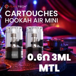 Cartouches Hookah Air Mini 0.4Ω 3ml (2pcs) - Fumytech