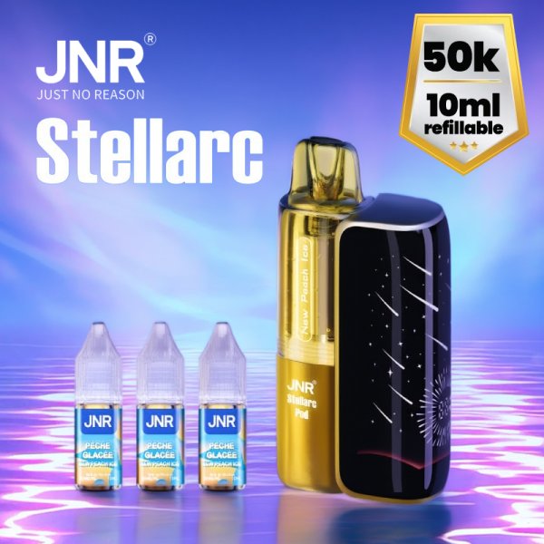 Stellarc 50k + 3 E-liquids 1200mAh 10ml / 2% - JNR