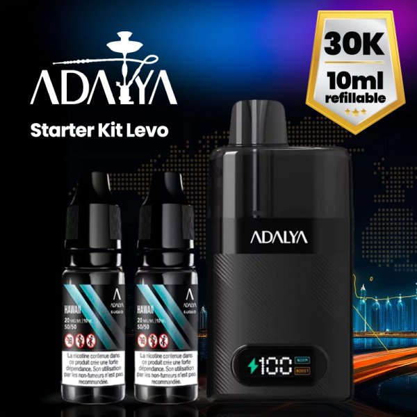 Starter Kit Levo 30K 1000mAh 10ml/2% - Adalya
