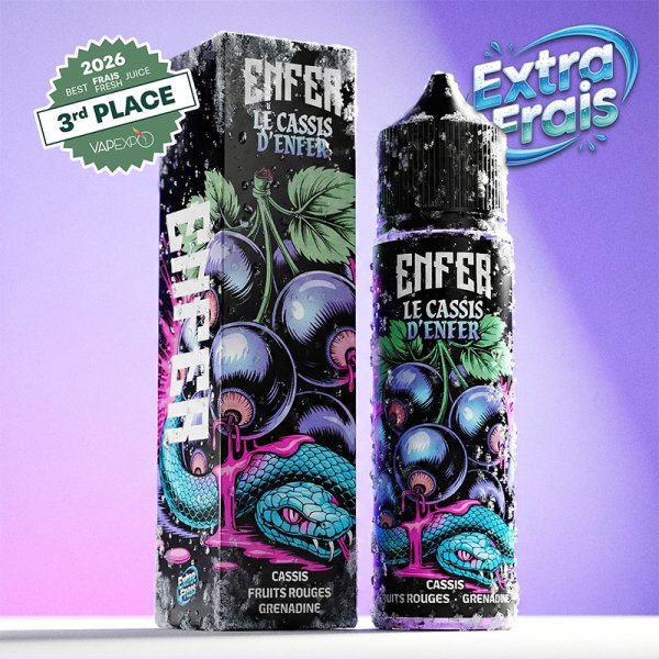 Le Cassis d'ENFER 0mg 50ml - Les Fruits d'ENFER by ENFER