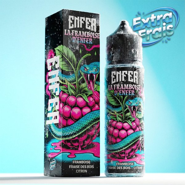 La Framboise d'ENFER 0mg 50ml - Les Fruits d'ENFER by ENFER