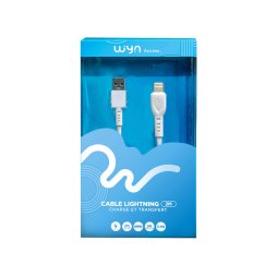 TYPE-A To Lightning Charging Cable 2m (1pc) - WYN Access