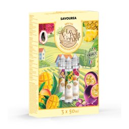 Pack Spécial Fruits Exotiques 0mg 50ml (3pcs) - Le Petit Verger by Savourea