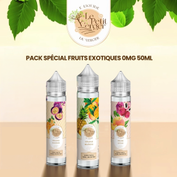 Pack Spécial Fruits Exotiques 0mg 50ml (3pcs) - Le Petit Verger by Savourea