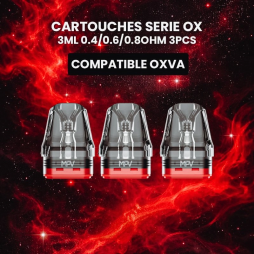 Cartridges Serie OX 0.4/0.6/0.8Ω (3pcs) - MPV