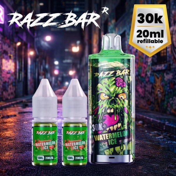 Pack 30K 650mAh 20ml / 2% - RazzBar