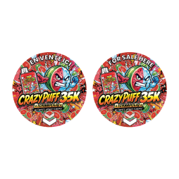 [PLV]  Sticker Crazy Puff FR/EN - Tornadoliq