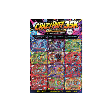 [PLV] Carte des Saveurs Crazy Puff - Tornadoliq