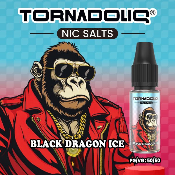 Black Dragon Ice (Blackcurrant Dragon Fruit Ice) 10ml - Tornadoliq