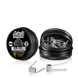 3-Core Clapton Coils Ni80 0.4Ω (10pcs) - Thunder Cloud x Coilturd