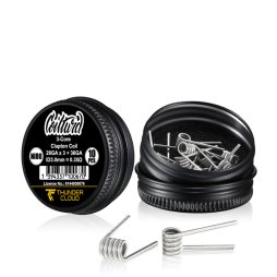 3-Core Clapton Coils Ni80 0.35Ω (10pcs) - Thunder Cloud x Coilturd