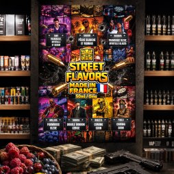 [PLV] E-liquides 50ml - Street Flavors by Tribal Force