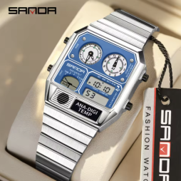 [FID] Montre rétro analogique et numérique - Sanda
