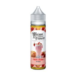 Milkshake Fraise 0mg 50ml - Maison Velours