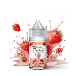 Concentré Milkshake Fraise 30ml - Maison Velours