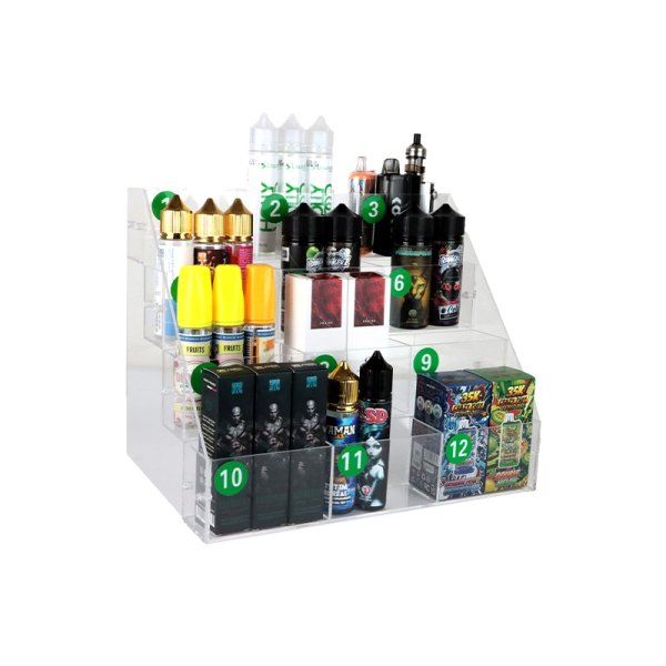 12-Compartment Display Stand