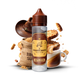 Classic Biscuit Café Sucre Roux 0mg 50ml - Grande Bacco