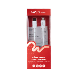 Câble de Charge TYPE-C vers Lightning (1pc) - WYN Access