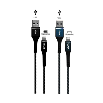 Câble de Charge renforcé TYPE-A vers Lightning 1m (1pc) - WYN Access