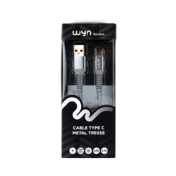 Reinforced Type-A to Type-C Charging Cable 1m (1pc) - WYN Access