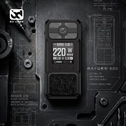 Mod Rayden 220 Full Black - BD Vape