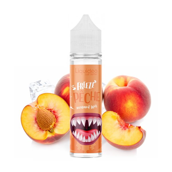Freeze Pêche 0mg 50ml - Liquideo Freeze