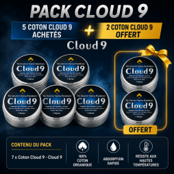 5 Coton Cloud 9 Purchased, 2 Coton Cloud 9 Free - Cloud 9