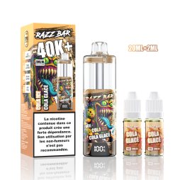 Pack 40K+ 850mAh 20ml / 2% - RazzBar