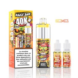 Pack 40K+ 850mAh 20ml / 2% - RazzBar
