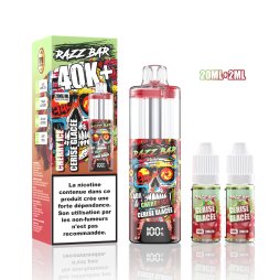 Pack 40K+ 850mAh 20ml / 2% - RazzBar