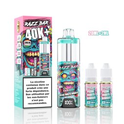 Pack 40K+ 850mAh 20ml / 2% - RazzBar