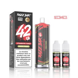 Pack 42K+ 850mAh 20ml / 0.6% - RazzBar