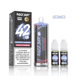 Pack 42K+ 850mAh 20ml / 0.6% - RazzBar