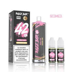 Pack 42K+ 850mAh 20ml / 0.6% - RazzBar