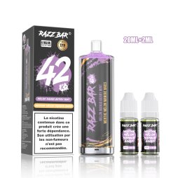 Pack 42K+ 850mAh 20ml / 0.6% - RazzBar