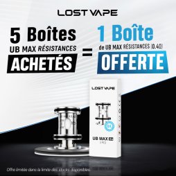 5 Box of UB Max V2 Coils Purchased, 1 Box of UB Max V2 0.4Ω Coils Free (3pcs) - Lost Vape