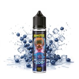 Blueberry Ice 0mg 50ml - Monster by Tornadoliq