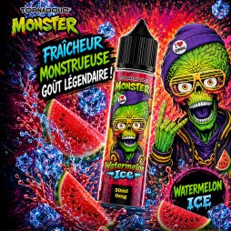 Watermelon Ice 0mg 50ml - Monster by Tornadoliq