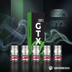 Résistances GTX-4 Dual Mesh 0.15/0.20/0.30Ω (5pcs) - Vaporesso