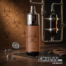 Skylin Empty Fillable Tornado Pod Lion Leather Orange - Gobar