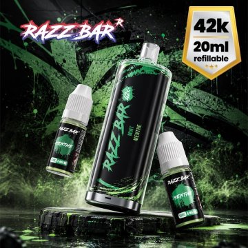 Pack 42K+ 850mAh 20ml / 0.6% - RazzBar