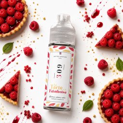 N°309 La Tarte à la Framboise 0mg 50ml - Maître Vapotier