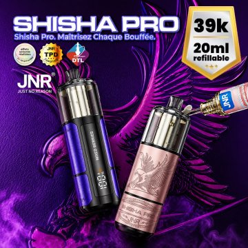 Shisha Pro 39K + 2 E-liquids 1100mAh 20ml / 2% - JNR