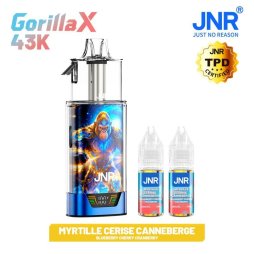 Pack Gorilla X 43K 1000mAh 15ml / 0% - JNR