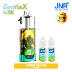 Pack Gorilla X 43K 1000mAh 15ml / 0% - JNR