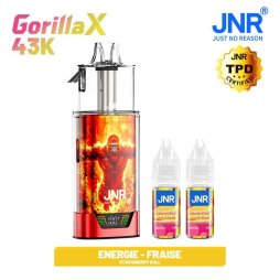 Pack Gorilla X 43K 1000mAh 15ml / 0% - JNR