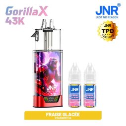 Pack Gorilla X 43K 1000mAh 15ml / 0% - JNR