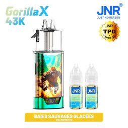 Pack Gorilla X 43K 1000mAh 15ml / 0% - JNR